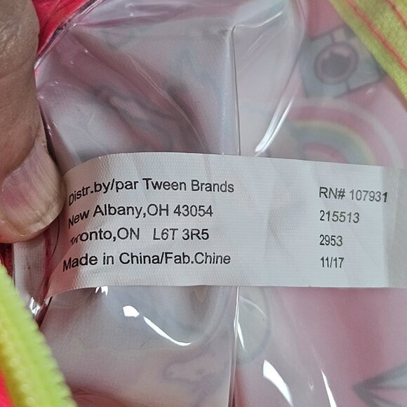 Justice  Wet Stuff Dry Stuff Bag For Bathing Suits - Picture 5 of 8